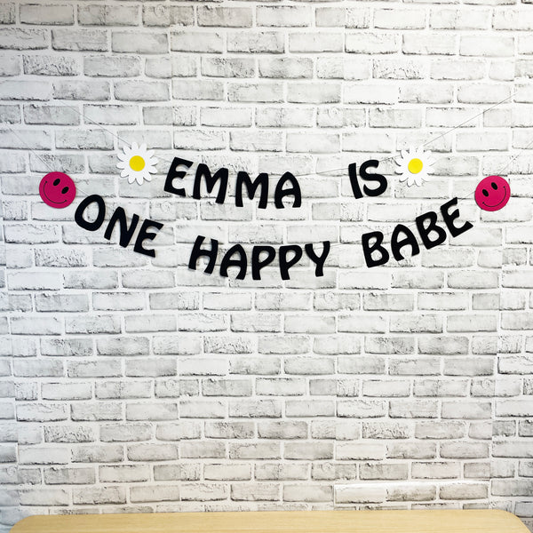 Pink Smiley Face Birthday Decor