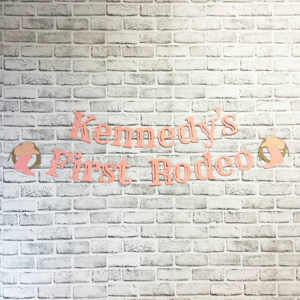 First Rodeo Birthday Decor