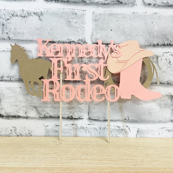 First Rodeo Birthday Decor