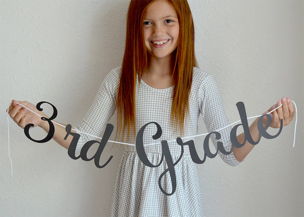 Back to School - First Day of School Banner