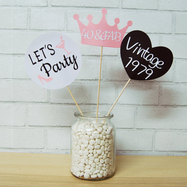 40 and Fab Centerpiece