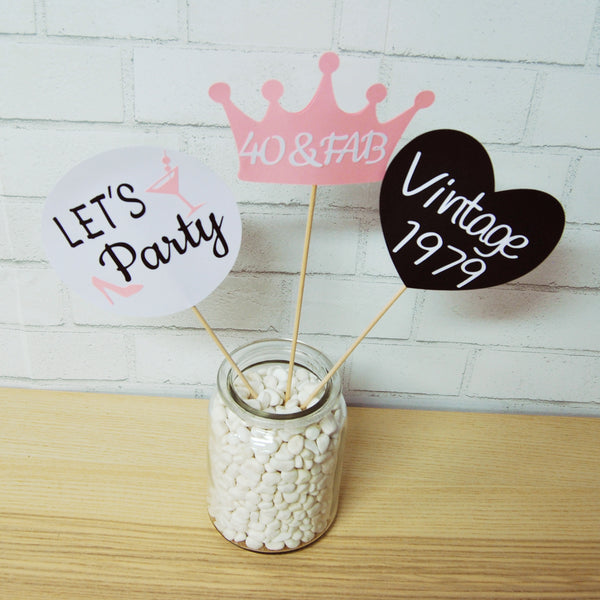 40 and Fab Centerpiece