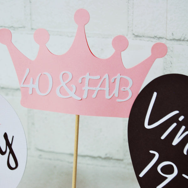 40 and Fab Centerpiece