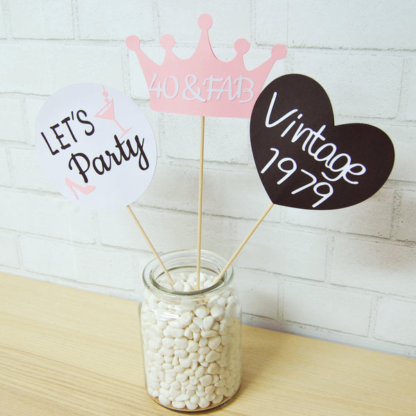 40 and Fab Centerpiece