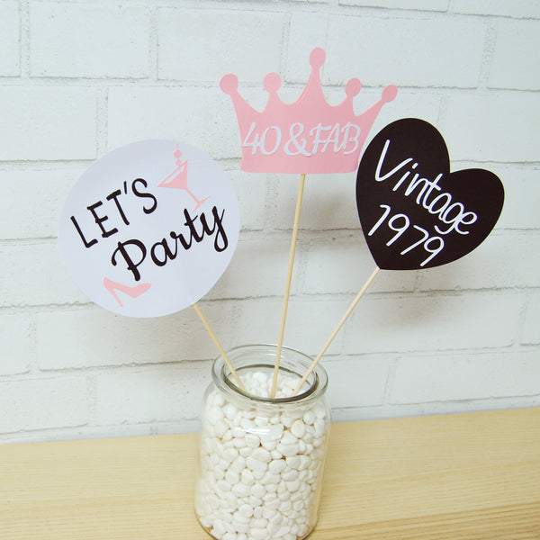 40 and Fab Centerpiece