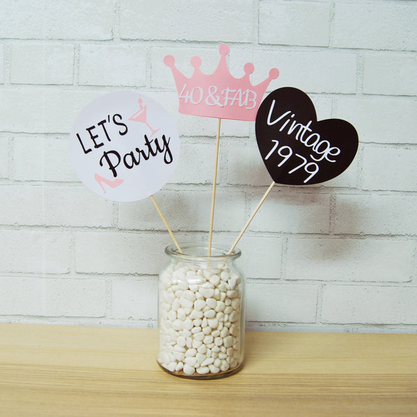 40 and Fab Centerpiece