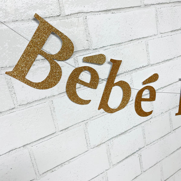 "A Bebe Is On The Way" Baby Shower Banner