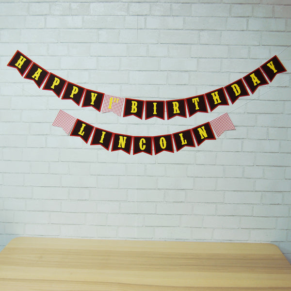 BBQ Birthday Banner