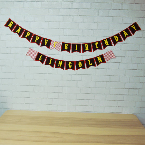 BBQ Birthday Banner