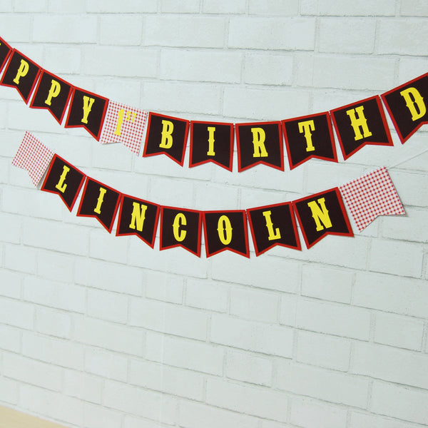 BBQ Birthday Banner