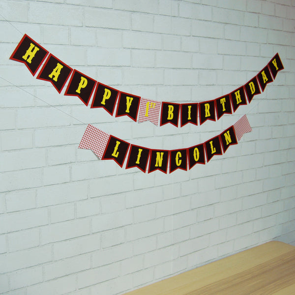BBQ Birthday Banner
