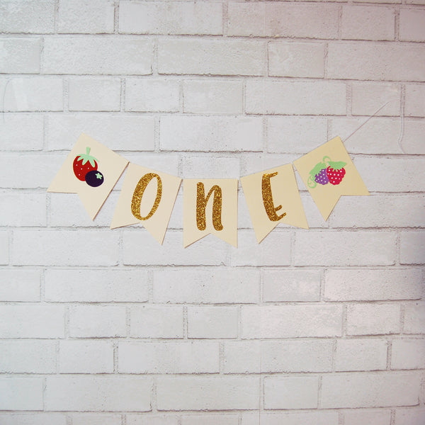 Berry Sweet High Chair Banner