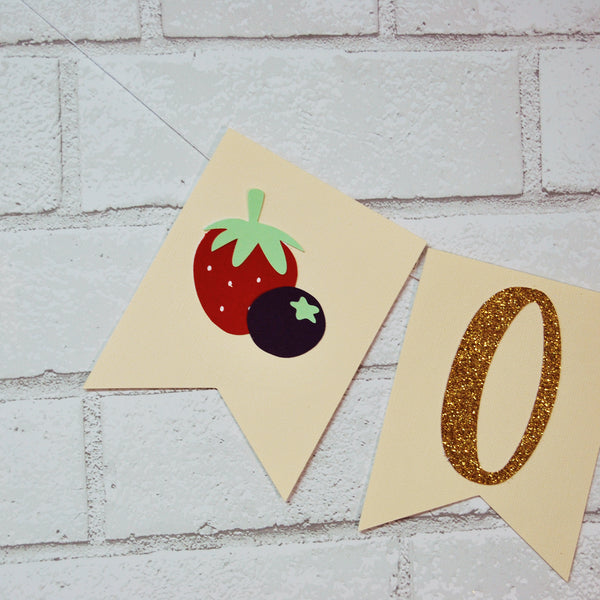 Berry Sweet High Chair Banner