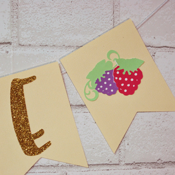 Berry Sweet High Chair Banner
