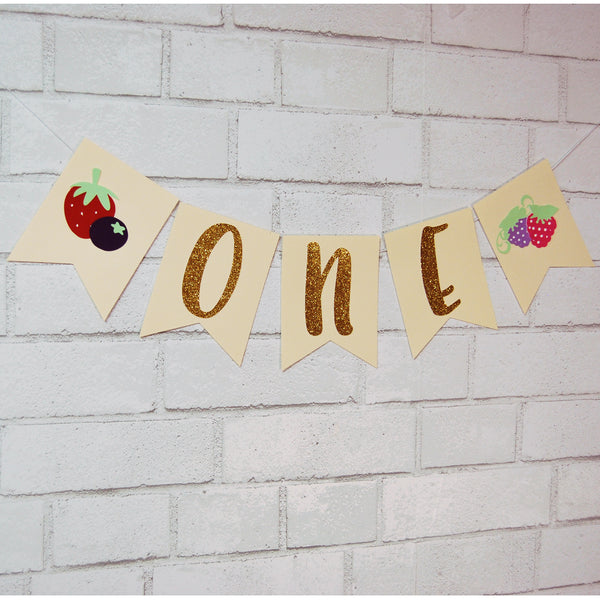 Berry Sweet High Chair Banner