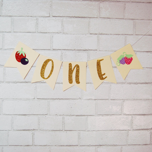 Berry Sweet High Chair Banner