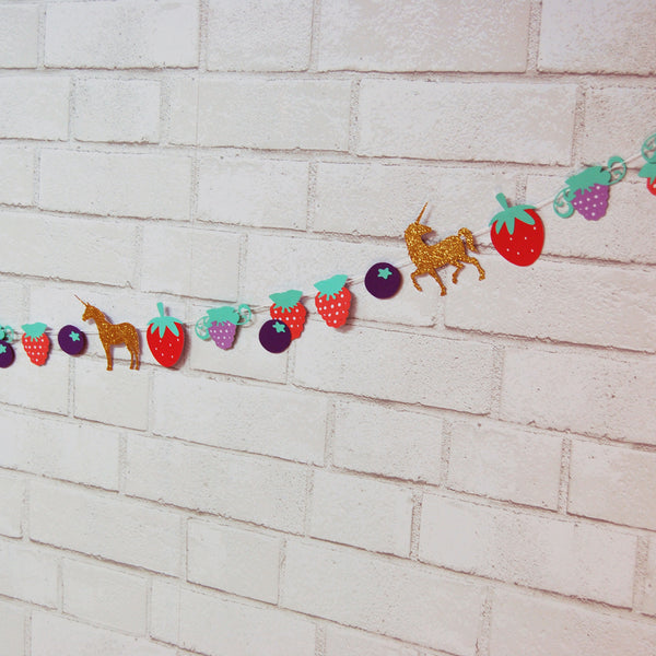 Berry Magical Unicorn Garland