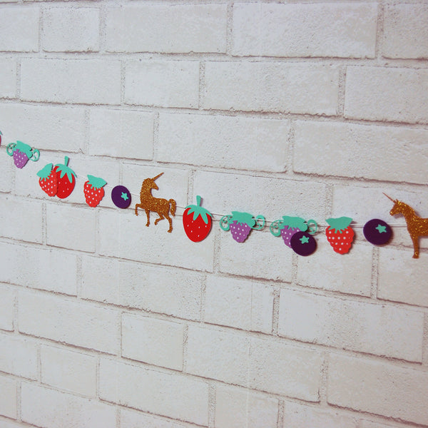 Berry Magical Unicorn Garland