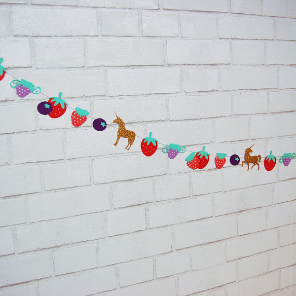 Berry Magical Unicorn Garland