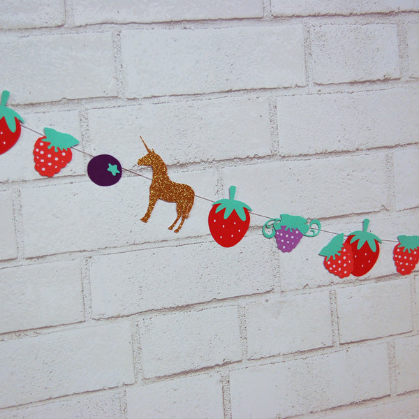 Berry Magical Unicorn Garland
