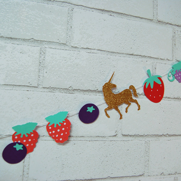 Berry Magical Unicorn Garland