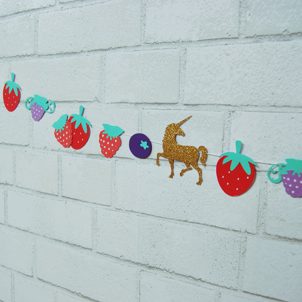Berry Magical Unicorn Garland
