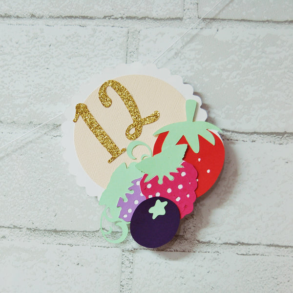 Berry Sweet Monthly Photo Banner