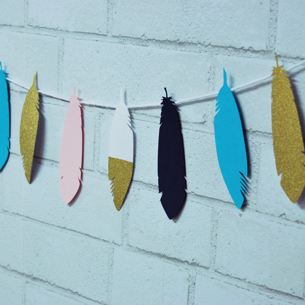Boho Feather Garland