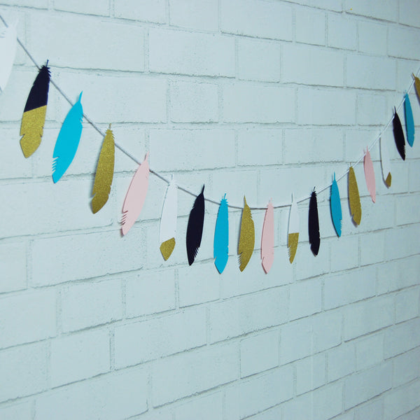 Boho Feather Garland