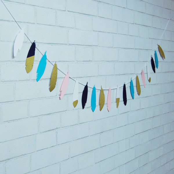 Boho Feather Garland