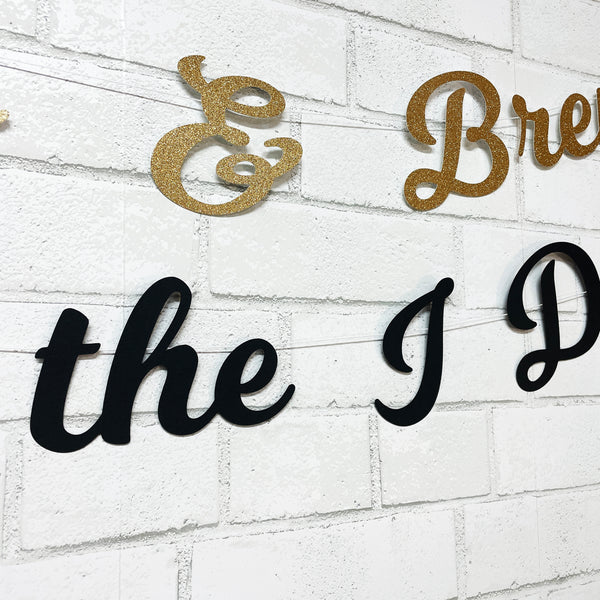 Bubbles & Brews Before the I Do's Engagement Party Banner