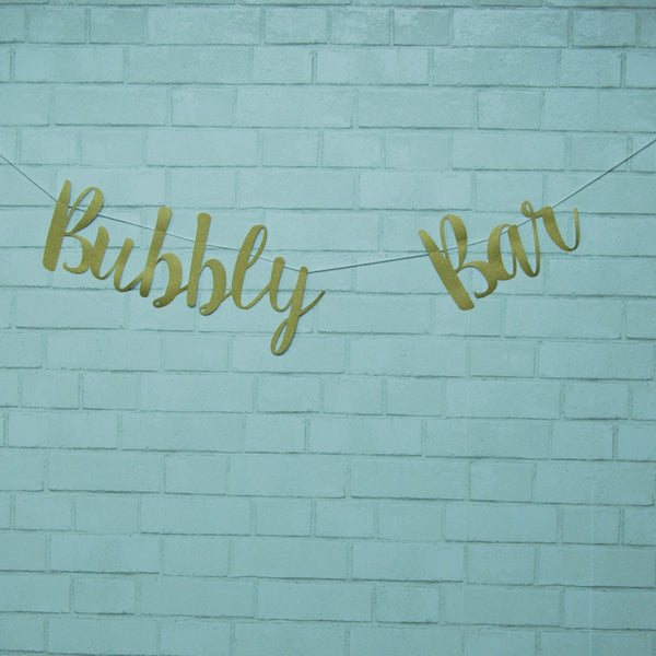 Bubbly Bar Banner
