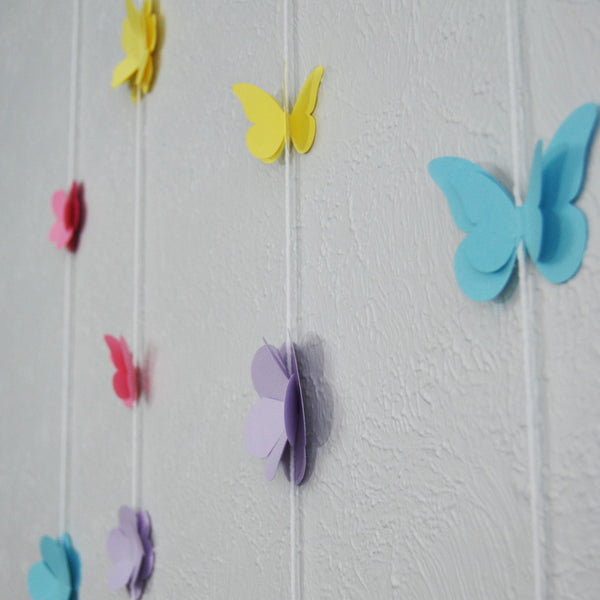 Butterfly and Wildflower Garland