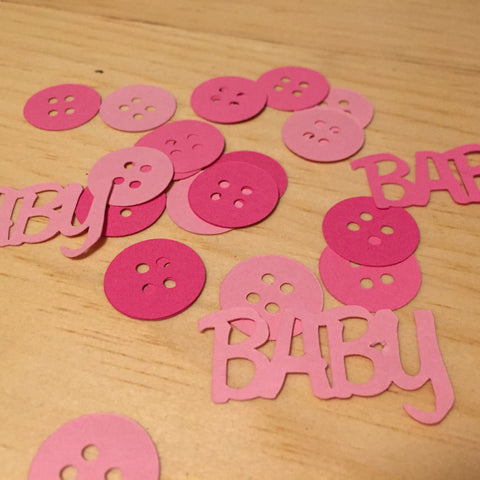"Cute As A Button" Confetti