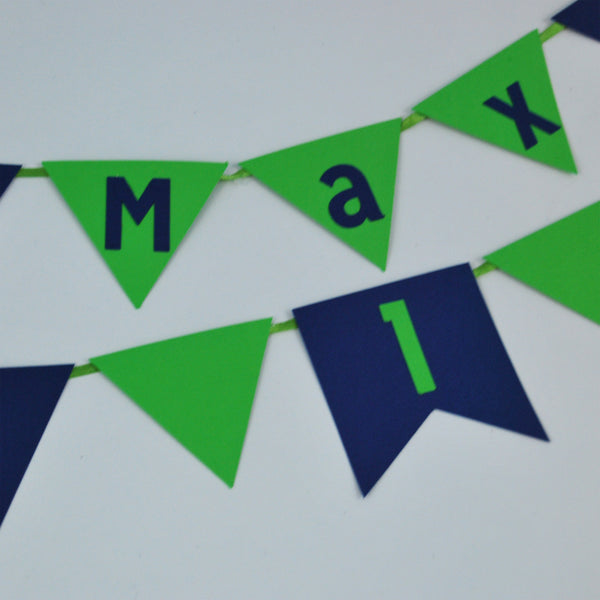 Banner Style Cake Topper