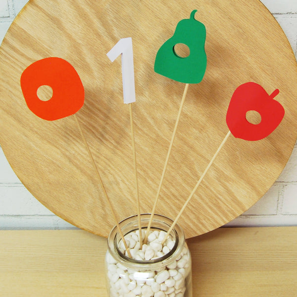 Caterpillar and Fruit Centerpiece