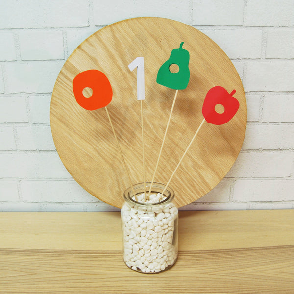 Caterpillar and Fruit Centerpiece