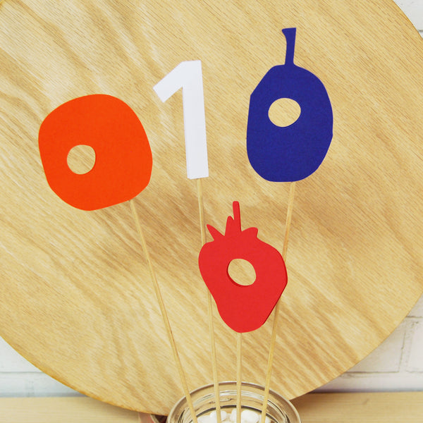 Caterpillar and Fruit Centerpiece