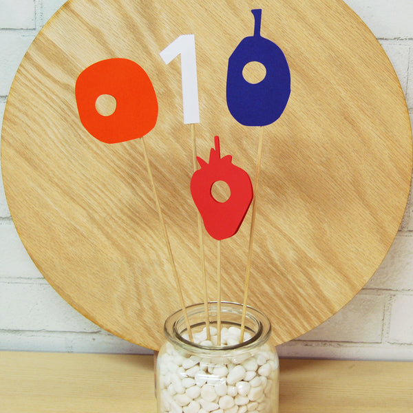 Caterpillar and Fruit Centerpiece