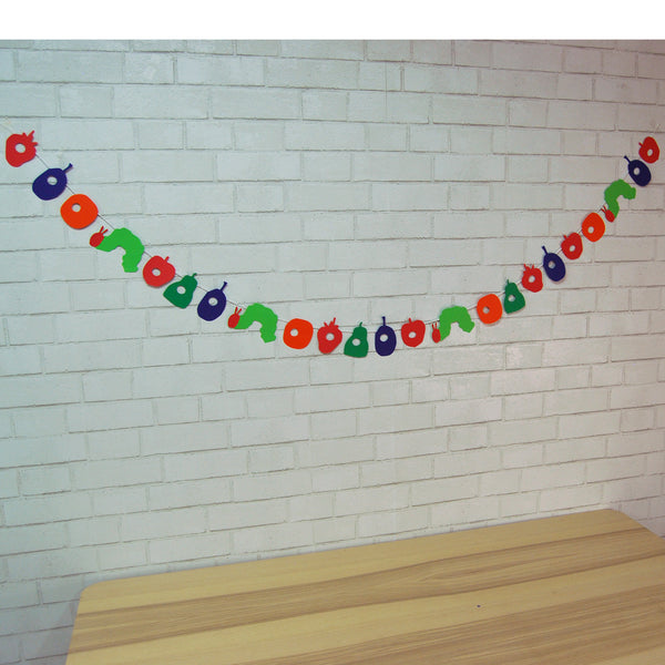 Caterpillar and Fruit Garland