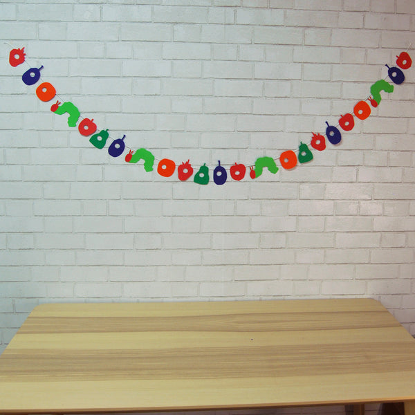 Caterpillar and Fruit Garland