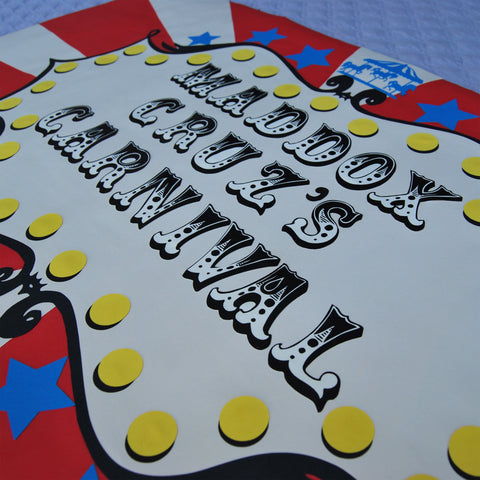 Vintage Carnival Party Sign