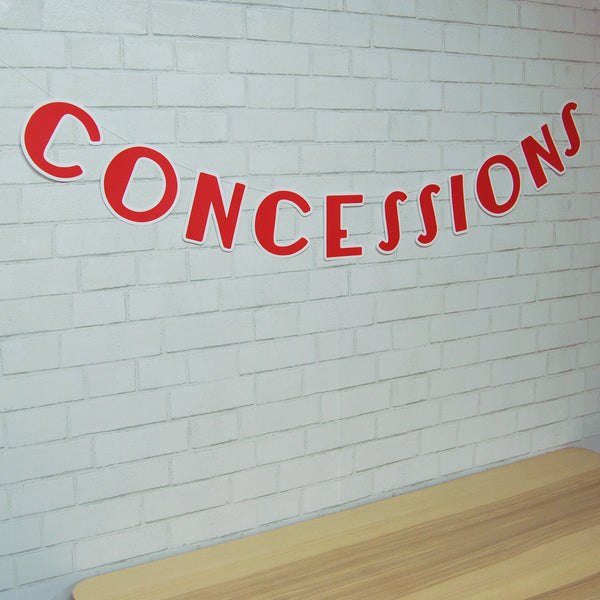 Movie Night Concessions Banner