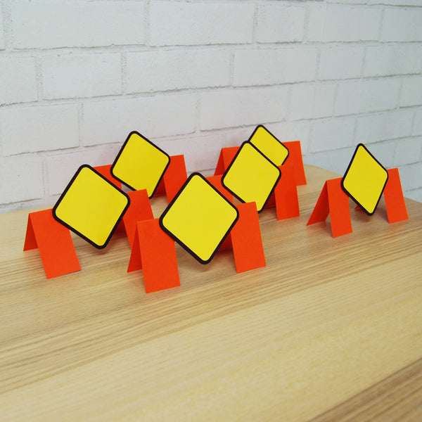 Construction Party Buffet Labels