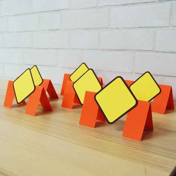 Construction Party Buffet Labels