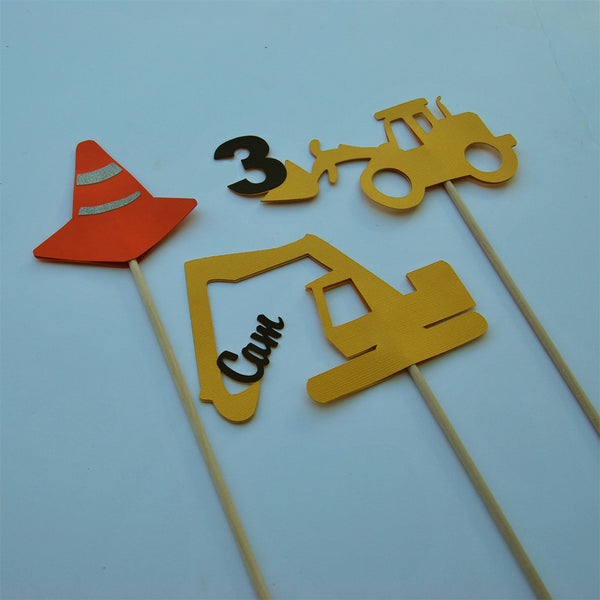 Construction Truck Centerpieces