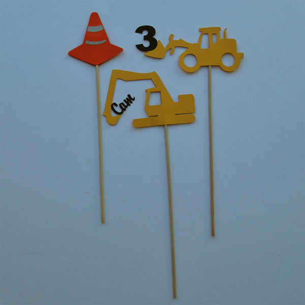 Construction Truck Centerpieces