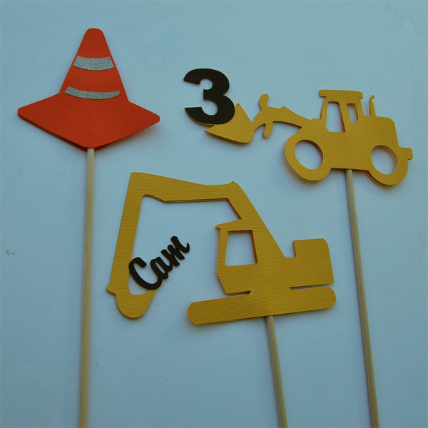 Construction Truck Centerpieces