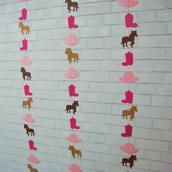 Cowgirl Party Garland
