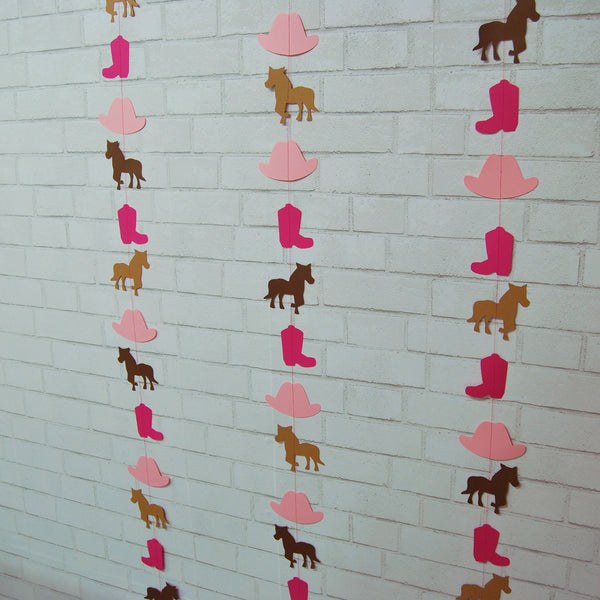 Cowgirl Party Garland